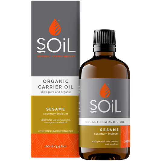 Organic Sesame Seed Oil (Sesame Inidcum Linn) 100ml