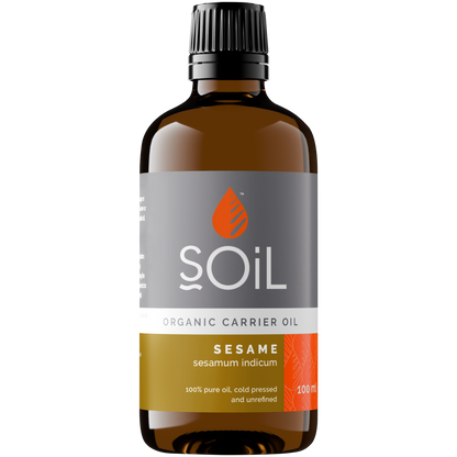 Organic Sesame Seed Oil (Sesame Inidcum Linn) 100ml